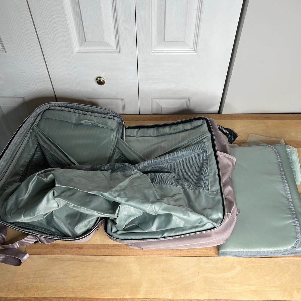 Empsign Diaper Bag Backpack Portable Bassinet Changing Station Waterproof USB - Picture 6 of 10